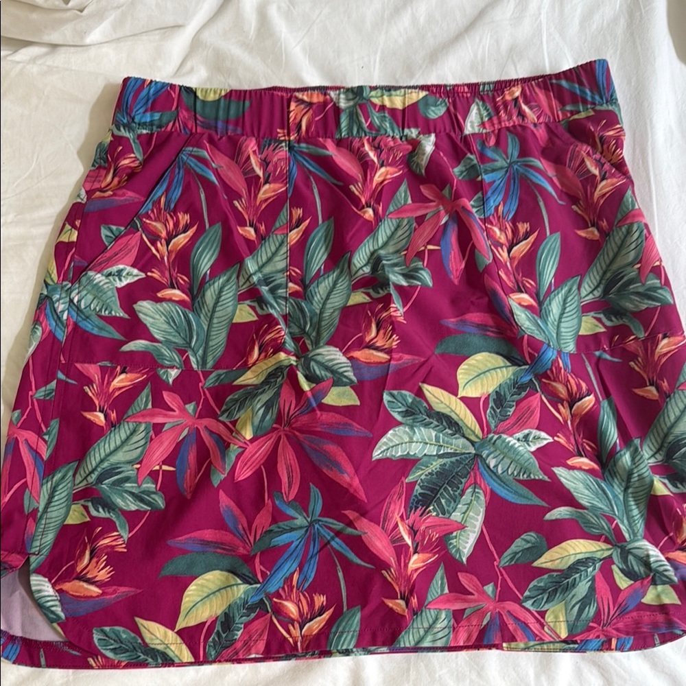 Chico's Tropical Floral Skirt - Multicolor